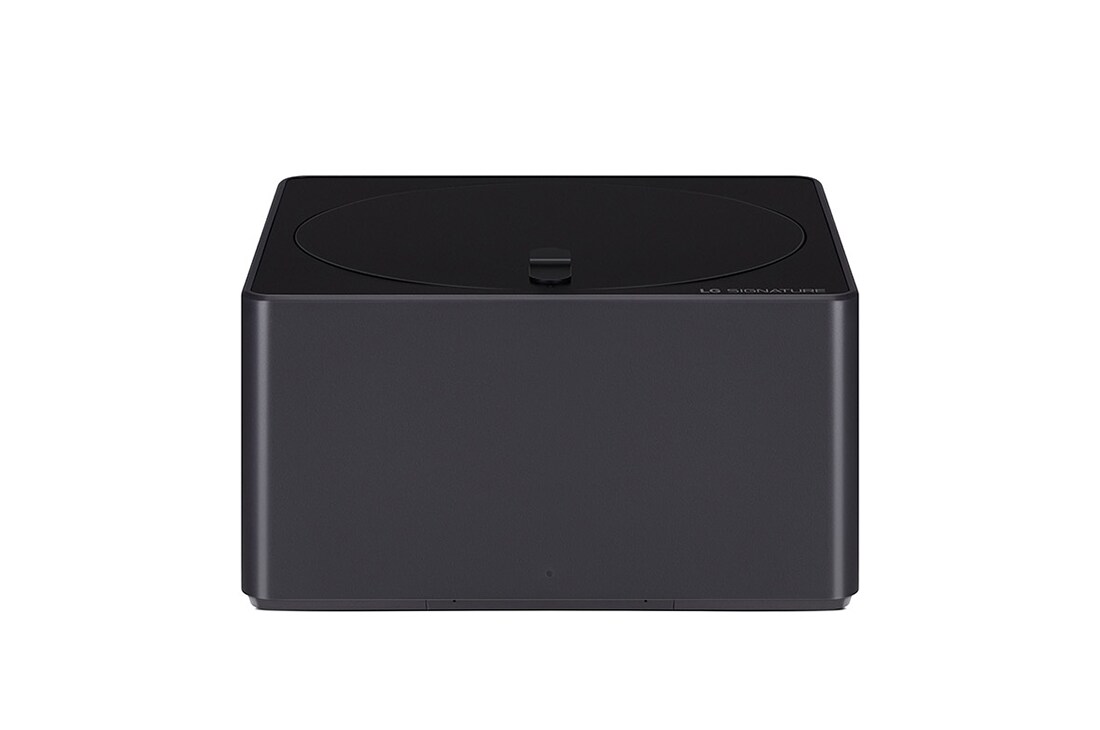 LG 97 tuuman True Wireless LG SIGNATURE OLED M4 -televisio langattomalla 4K 120Hz videon- ja äänensiirrolla , Edestä otettu kuva Zero Connect Box -laitteesta, OLED97M49LA, thumbnail 9