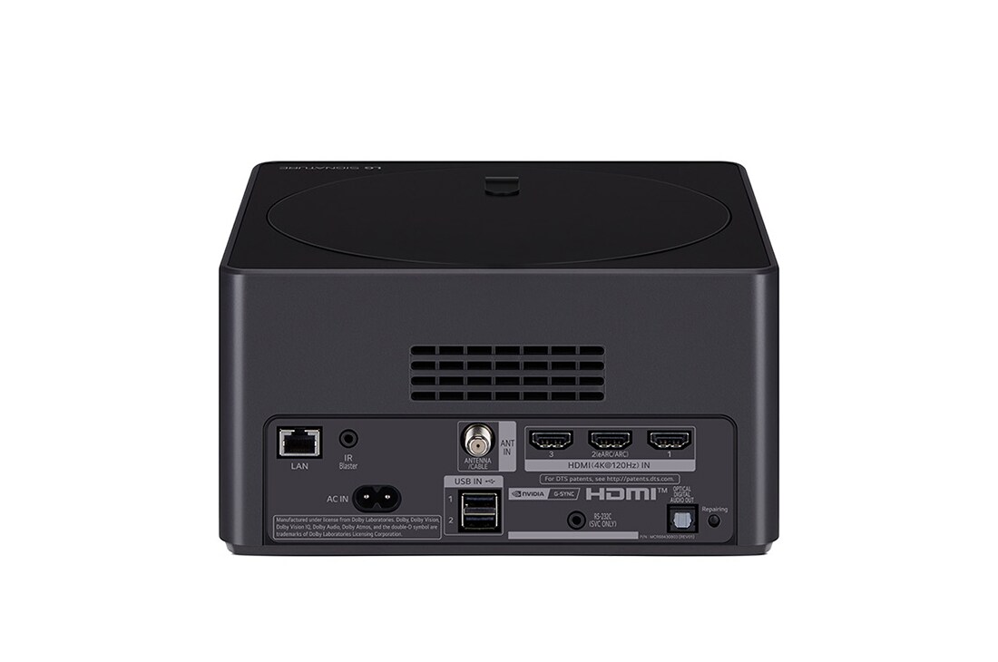 LG 97 tuuman True Wireless LG SIGNATURE OLED M4 -televisio langattomalla 4K 120Hz videon- ja äänensiirrolla , Takaa otettu kuva Zero Connect Box -laitteesta, OLED97M49LA, thumbnail 11