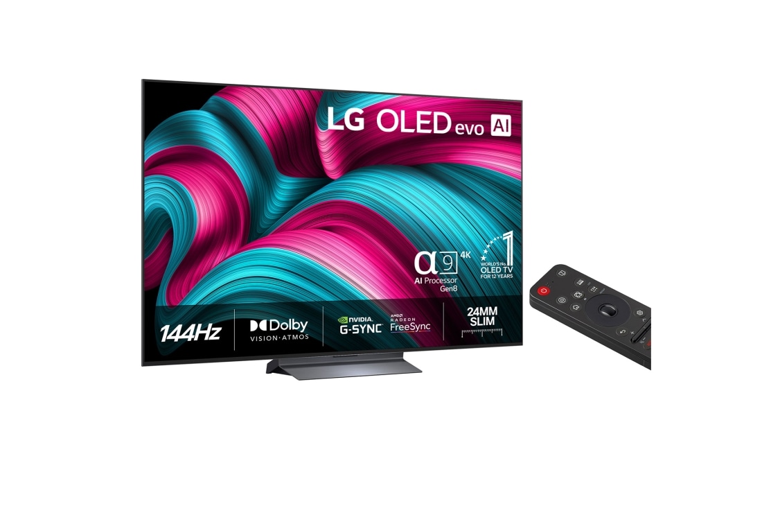 LG 77'' OLED evo AI C5 4K Smart TV 2025, OLED77C54LA, thumbnail 2