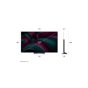 LG 77'' OLED evo AI C5 4K Smart TV 2025, OLED77C54LA, thumbnail 4