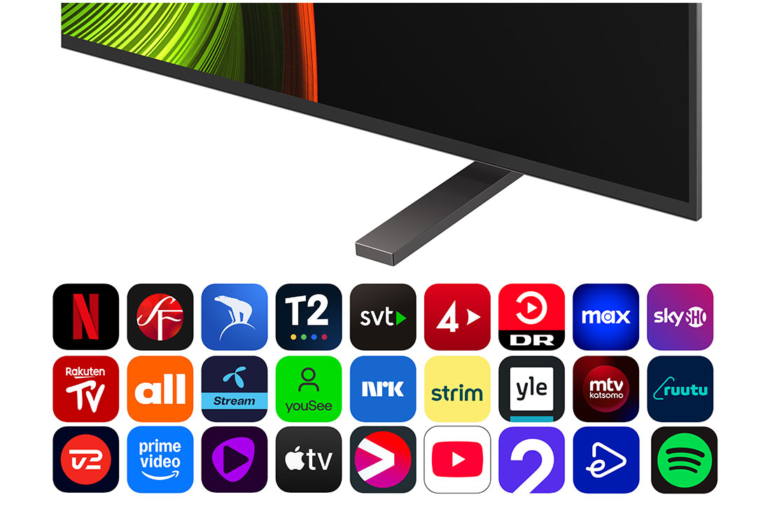 LG 83'' OLED AI B5 4K Smart TV 2025, alpha 8 AI Processor Gen2 -tekoälyprosessori loistaa violettina ja pinkkinä, ja siitä lähtee värikkäitä valopalloja. Otsikossa lukee, kuinka prosessori tuottaa 4K-laatua, upeita värejä ja kirkkautta. , OLED83B56LA, thumbnail 5