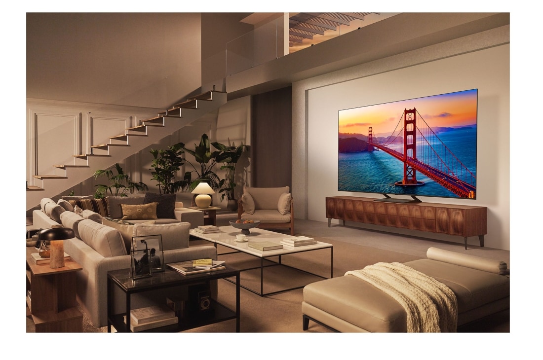 LG 75'' QNED evo MiniLED AI QNED85 4K Smart TV 2025, lifestyle, 75QNED85A6C, thumbnail 11