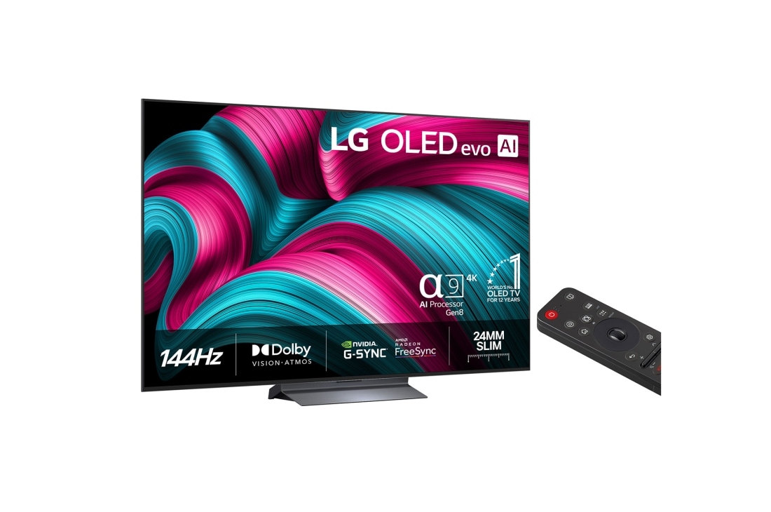 LG 65'' OLED evo AI C5 4K Smart TV 2025, OLED65C54LA, thumbnail 2