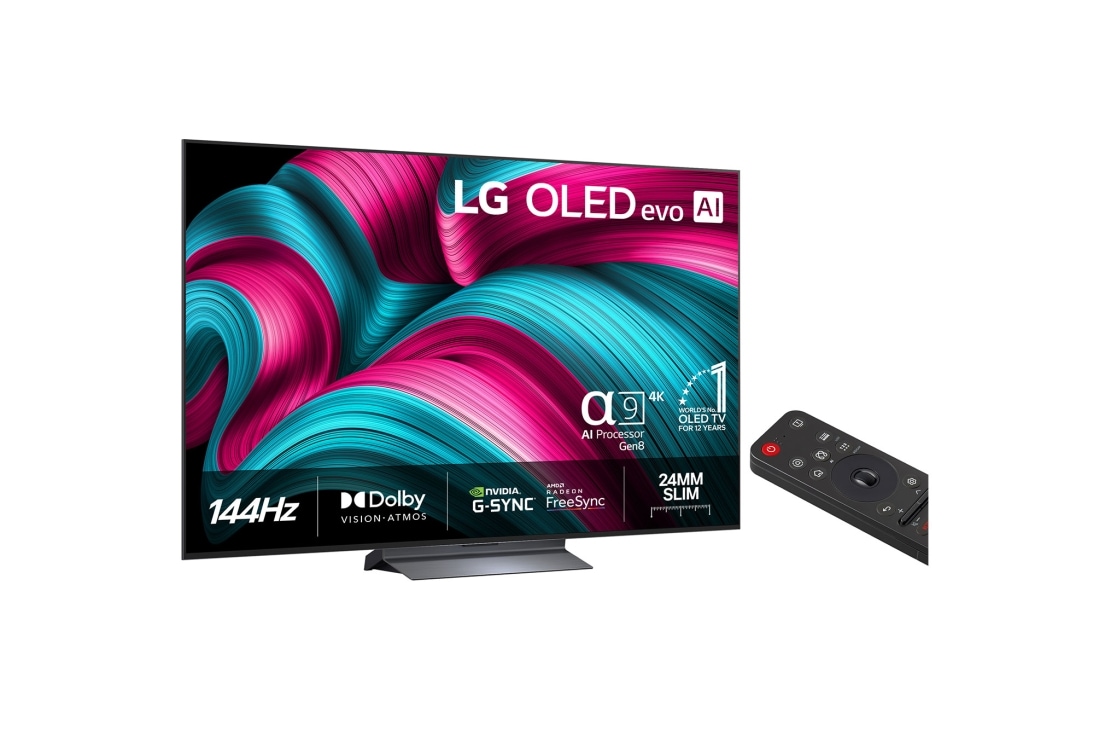 LG 55'' OLED evo AI C5 4K Smart TV 2025, OLED55C54LA, thumbnail 2