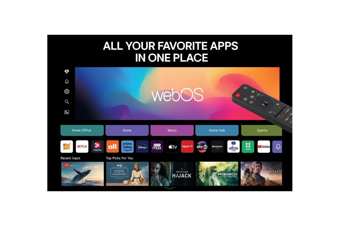 LG 55'' OLED evo AI C5 4K Smart TV 2025, OLED55C54LA, thumbnail 6