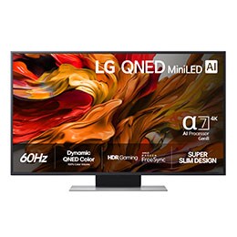 50 tuuman LG QNED evo AI QNED85 MiniLED 4K -älytelevisio 20252