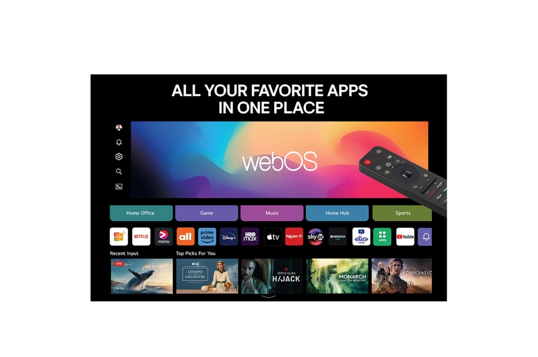 LG 42'' OLED evo AI C5 4K Smart TV 2025, OLED42C54LA, thumbnail 6