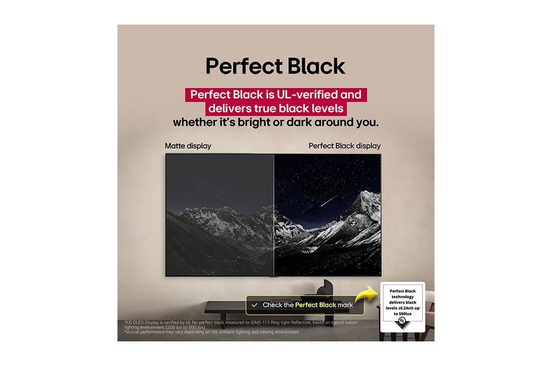 LG 65'' OLED evo AI C5 Pro 4K Smart TV 2025, LG TV -näyttö ja sen edustalla AI Magic Remote. AI-painike on korostettu ja puhekuplassa näkyy teksti ehdota elokuvaa, josta pidän. Näytöllä näemme käyttäjäkuvakkeen E, mikä osoittaa, kuinka AI Voice , OLED65C5ELB, thumbnail 10