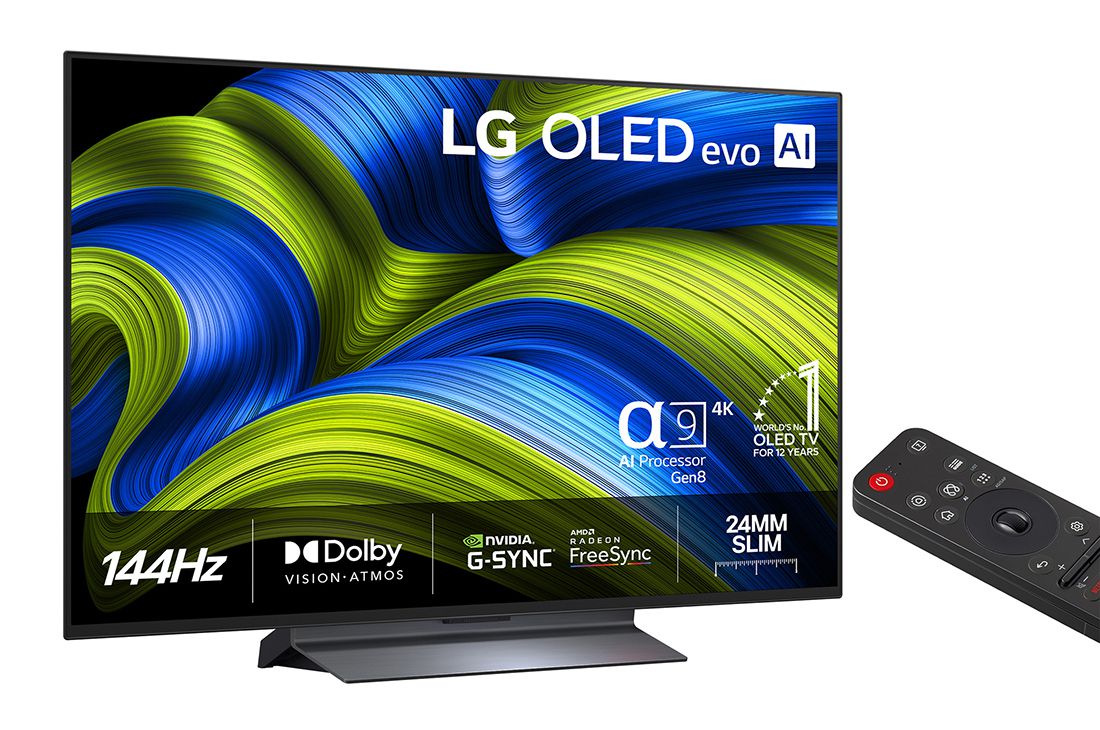LG 48'' OLED evo AI C5 Pro 4K Smart TV 2025, Takaa otettu kuva LG OLED evo AI C5 4K -älytelevisiosta., OLED48C5ELB, thumbnail 2