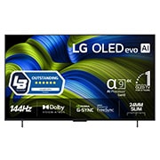 LG 42'' OLED evo AI C5 Pro 4K Smart TV 2025, front, OLED42C5ELB, thumbnail 1