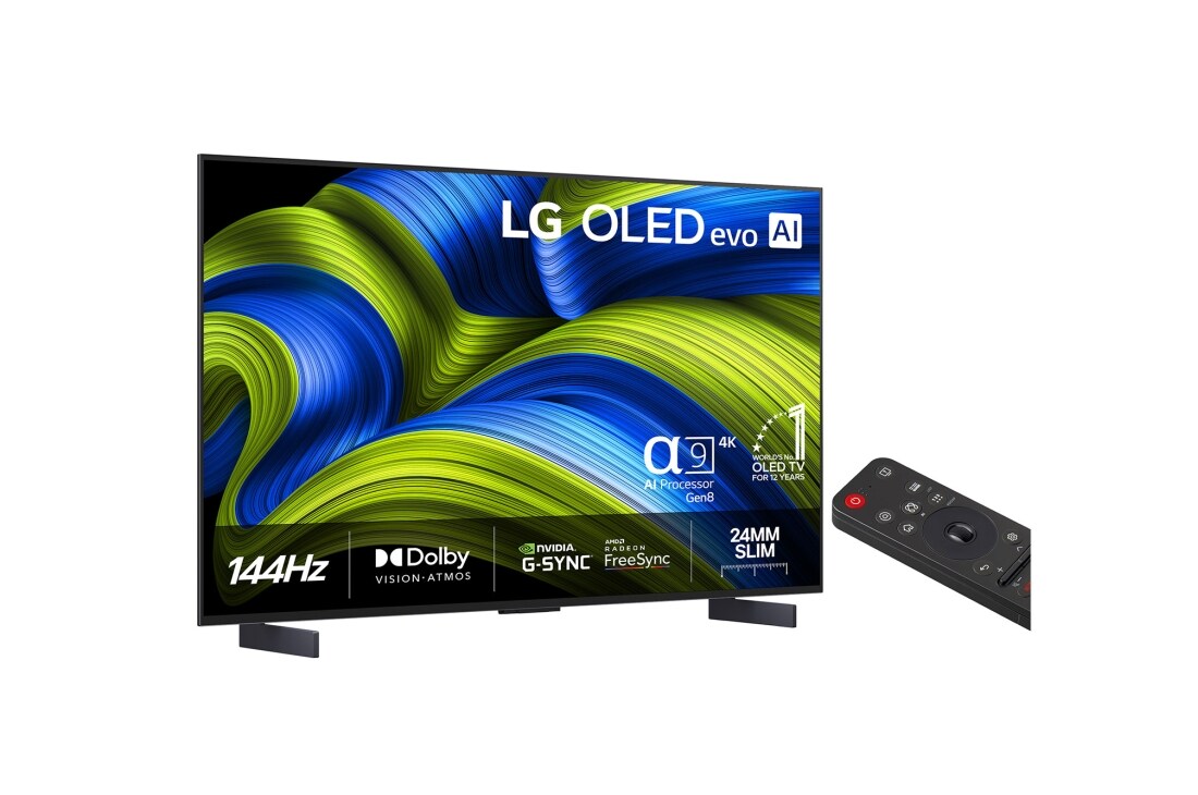 LG 42'' OLED evo AI C5 Pro 4K Smart TV 2025, Takaa otettu kuva LG OLED evo AI C5 4K -älytelevisiosta., OLED42C5ELB, thumbnail 2