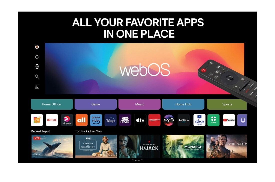 LG 83'' OLED evo AI G5 4K Smart TV 2025, lifestyle, OLED83G54LW, thumbnail 6