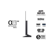 LG 48'' OLED evo AI G5 4K Smart TV 2025, Sivunäkymä, OLED48G56LS, thumbnail 3