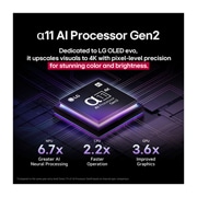 LG 48'' OLED evo AI G5 4K Smart TV 2025, alfa 11 AI-prosessorit Gen2, OLED48G56LS, thumbnail 7