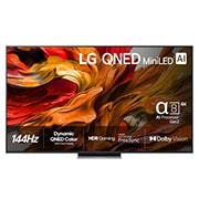 LG 75'' QNED MiniLED AI QNED87 4K Smart TV 2025, 75 tuuman LG QNED evo AI QNED87 4K -älytelevisio 2025, 75QNED87A6B, thumbnail 1