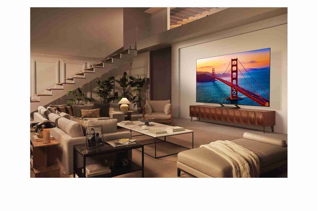 LG 75'' QNED MiniLED AI QNED87 4K Smart TV 2025, 75 tuuman LG QNED evo AI QNED87 4K -älytelevisio 2025, 75QNED87A6B, thumbnail 11