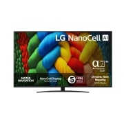 LG 75'' NanoCell AI NANO81 4K Smart TV 2025, 75NANO81A6A, thumbnail 1