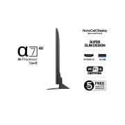 LG 55'' NanoCell AI NANO81 4K Smart TV 2025, 55NANO81A6A, thumbnail 3