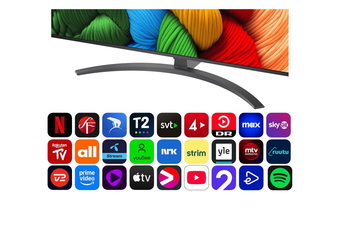 LG 50'' NanoCell AI NANO81 4K Smart TV 2025, 50NANO81A6A, thumbnail 4