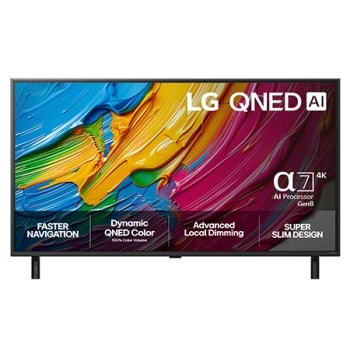 43 tuuman LG QNED AI QNED8E 4K -älytelevisio 20251