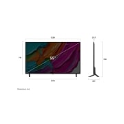 LG 55'' QNED AI QNED8E 4K Smart TV 2025, 55 tuuman LG QNED AI QNED8E 4K -älytelevisio 2025, 55QNED8EA6B, thumbnail 4