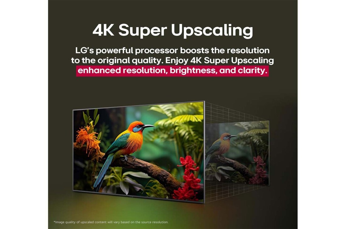 LG 86'' QNED AI QNED8E 4K Smart TV 2025, 86 tuuman LG QNED AI QNED8E 4K -älytelevisio 2025, 86QNED8EA6B, thumbnail 8