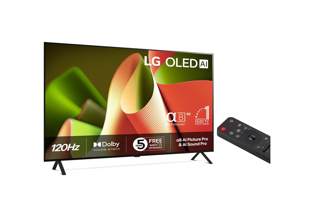LG 77 tuuman LG OLED AI B4 4K Smart TV OLED77B4, OLED77B4ELA, thumbnail 2