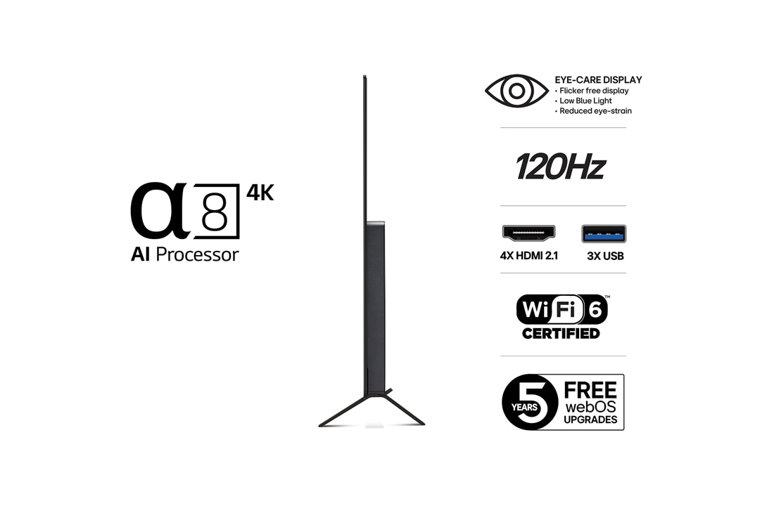 LG 65 tuuman LG OLED AI B4 4K Smart TV OLED65B4, OLED65B4ELA, thumbnail 3