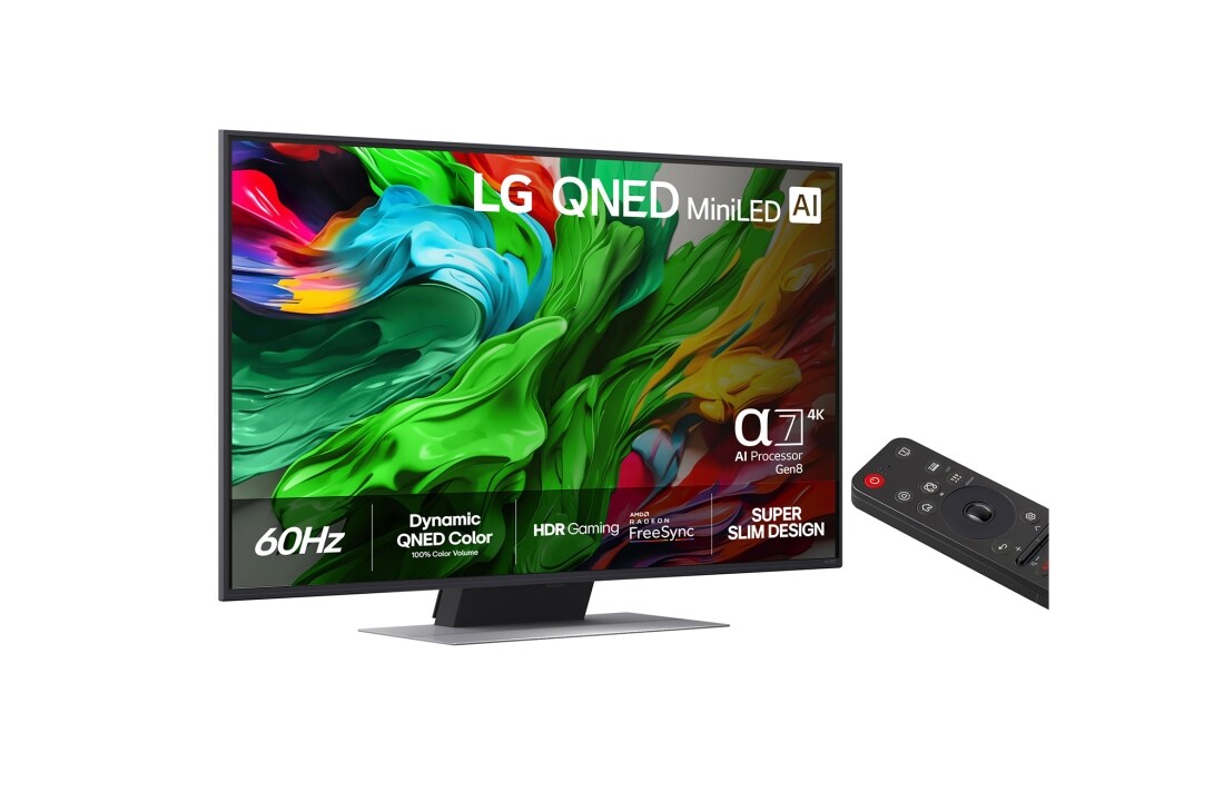 LG 43'' QNED AI QNED86 4K Smart TV 2025, right, 43QNED86A6C, thumbnail 2