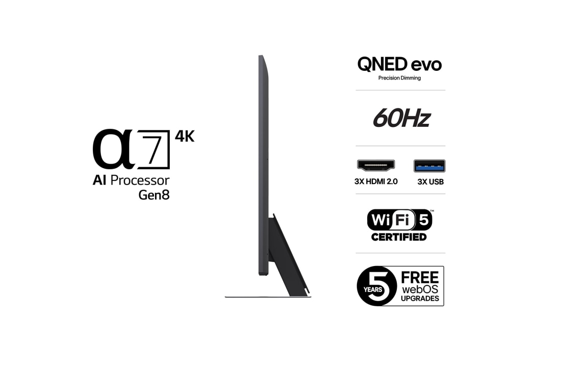 LG 43'' QNED AI QNED86 4K Smart TV 2025, lifestyle, 43QNED86A6C, thumbnail 3