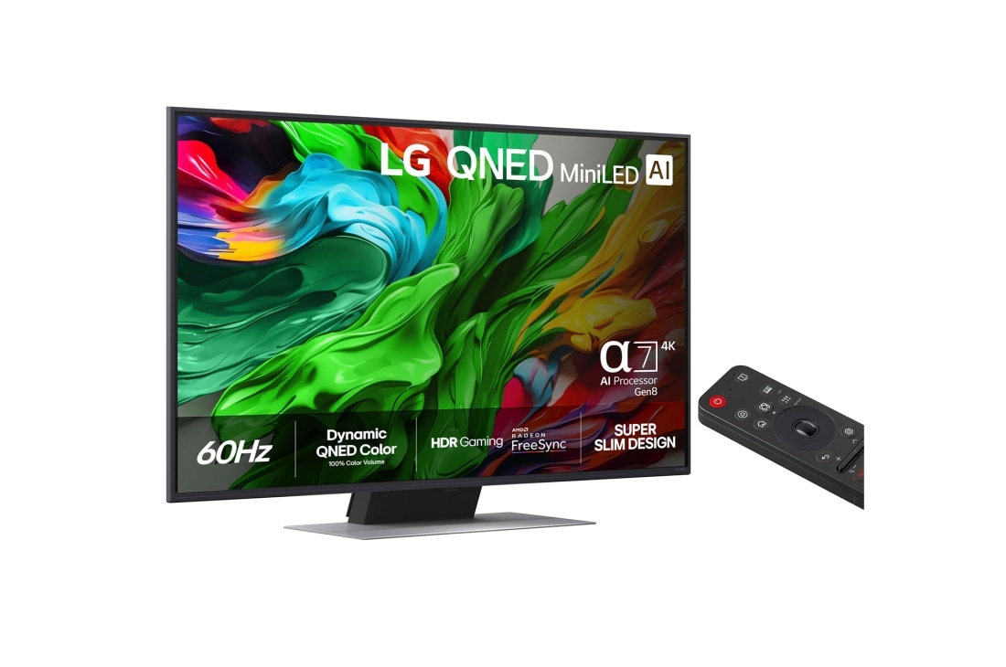 LG 50'' QNED AI QNED86 4K Smart TV 2025, right, 50QNED86A6C, thumbnail 2