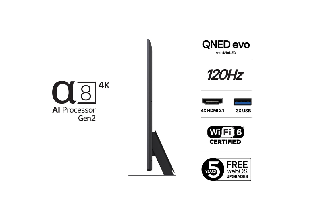 LG 55'' QNED MiniLED AI QNED86 4K Smart TV 2025, lifestyle, 55QNED86A6A, thumbnail 3