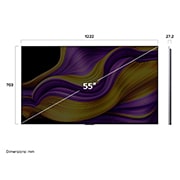 LG 55'' OLED evo AI G5 4K Smart TV 2025, ulottuvuusnäkymä, OLED55G56LS, thumbnail 4