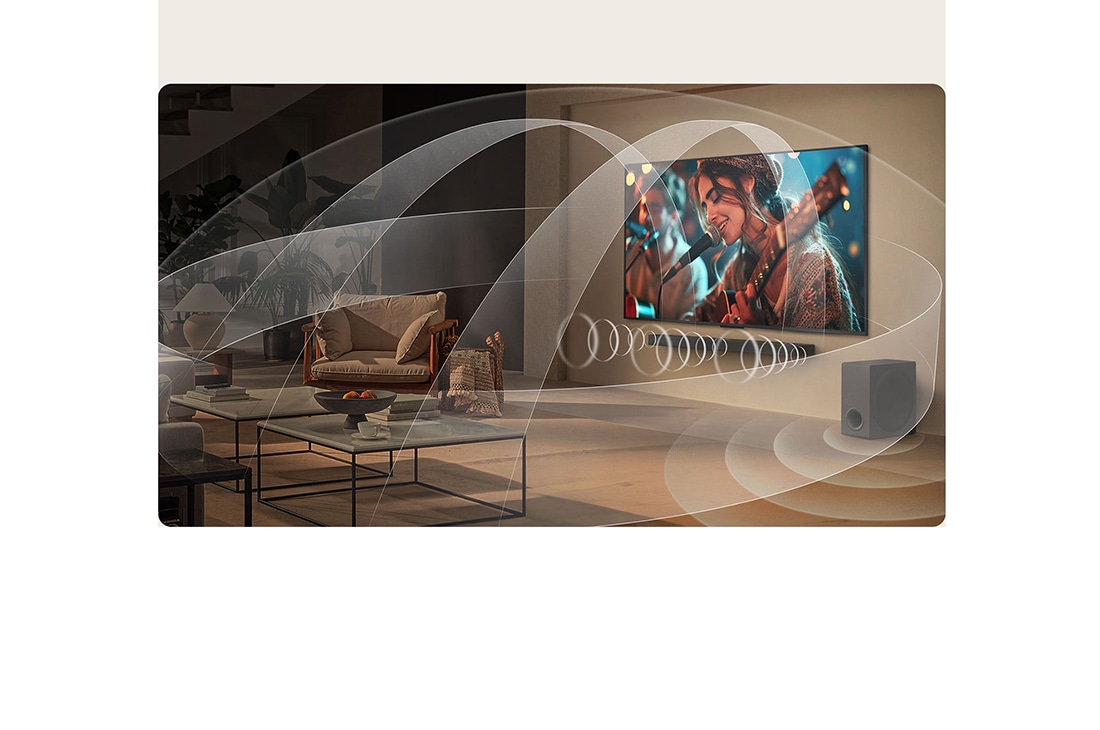 LG 50'' UHD AI UA73 4K Smart TV 2025, LG TV:n näytöllä näkyy scifiaiheista sisältöä. Näytöllä on AI Chatbot -käyttöliittymä. Käyttäjä lähetti viestin chatbotille ja sanoo, että näyttö on liian tumma. Chatbot tarjosi ratkaisuja pyyntöön. K, 50UA73006LA, thumbnail 13