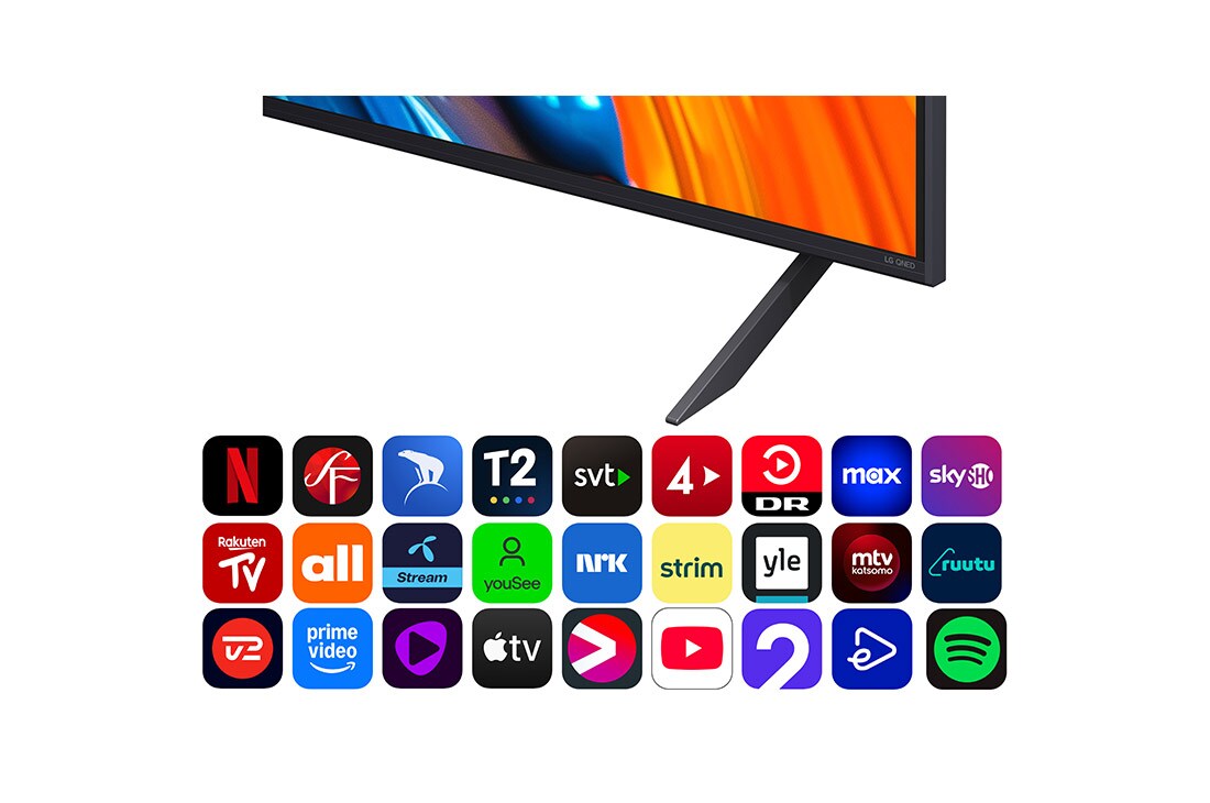 LG 86''  QNED AI QNED82 4K Smart TV 2025, 86 tuuman LG QNED AI QNED82 4K -älytelevisio 2025, 86QNED82A6B, thumbnail 5