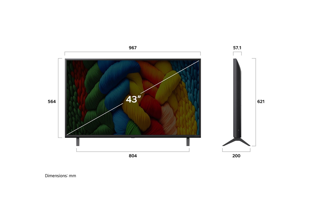 LG 43'' NanoCell AI NANO80 4K Smart TV 2025, lifestyle, 43NANO80A6B, thumbnail 4