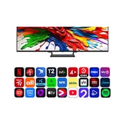 LG 85'' QNED MiniLED AI QNED93 4K Smart TV 2025, 3D-hologrammikukka useissa eri väreissä ja sävyissä mustaa taustaa vasten. Kuvan tarkkuus ja yksityiskohdat osoittavat QNED MiniLEDin kyvyn tuottaa kuvaa, jonka väri, kirkkaus ja kontrasti ovat poikke, 85QNED93A6A, thumbnail 7