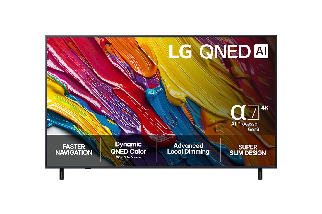 LG 75 tuuman LG QNED AI QNED82 4K -älytelevisio 2025, 75 tuuman LG QNED AI QNED82 4K -älytelevisio 2025, 75QNED82A6B