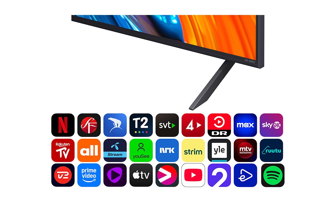 LG 75''  QNED AI QNED82 4K Smart TV 2025, 75 tuuman LG QNED AI QNED82 4K -älytelevisio 2025, 75QNED82A6B, thumbnail 5