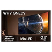 LG 75''  QNED AI QNED82 4K Smart TV 2025, 75 tuuman LG QNED AI QNED82 4K -älytelevisio 2025, 75QNED82A6B, thumbnail 9