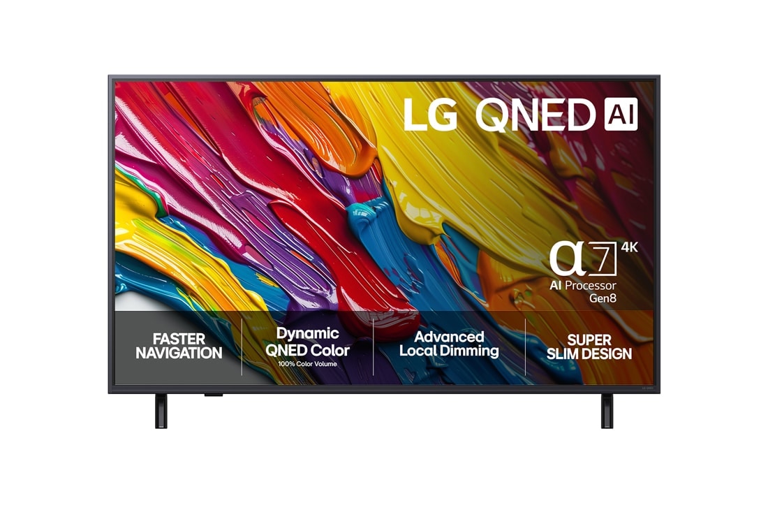 LG 50 tuuman LG QNED AI QNED82 4K -älytelevisio 2025, 50 tuuman LG QNED AI QNED82 4K -älytelevisio 2025, 50QNED82A6B