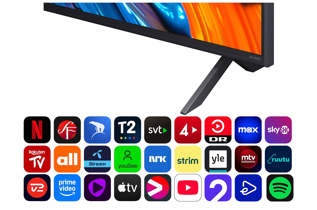LG 50''  QNED AI QNED82 4K Smart TV 2025, 50 tuuman LG QNED AI QNED82 4K -älytelevisio 2025, 50QNED82A6B, thumbnail 5