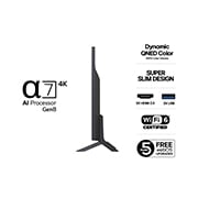 LG 43''  QNED AI QNED82 4K Smart TV 2025, 43 tuuman LG QNED AI QNED82 4K -älytelevisio 2025, 43QNED82A6B, thumbnail 3