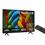 LG 50'' NanoCell AI NANO80 4K Smart TV 2025, right, 50NANO80A6B, thumbnail 2
