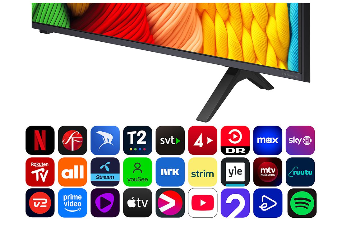 LG 55'' NanoCell AI NANO80 4K Smart TV 2025, lifestyle, 55NANO80A6B, thumbnail 5