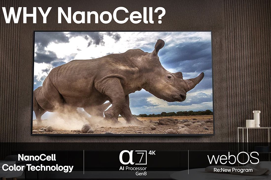 LG 86'' NanoCell AI NANO81 4K Smart TV 2025, 86 tuuman LG NanoCell AI NANO81 4K -älytelevisio 2025, 86NANO81A6A, thumbnail 8