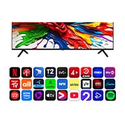 LG 65'' QNED evo MiniLED AI QNED92 4K Smart TV 2025, Edestä ja sivulta otetut kuvat LG QNED evo QNED92 TV -televisiosta, joista näkyy sen pituus, leveys, korkeus ja syvyys., 65QNED92A6A, thumbnail 5