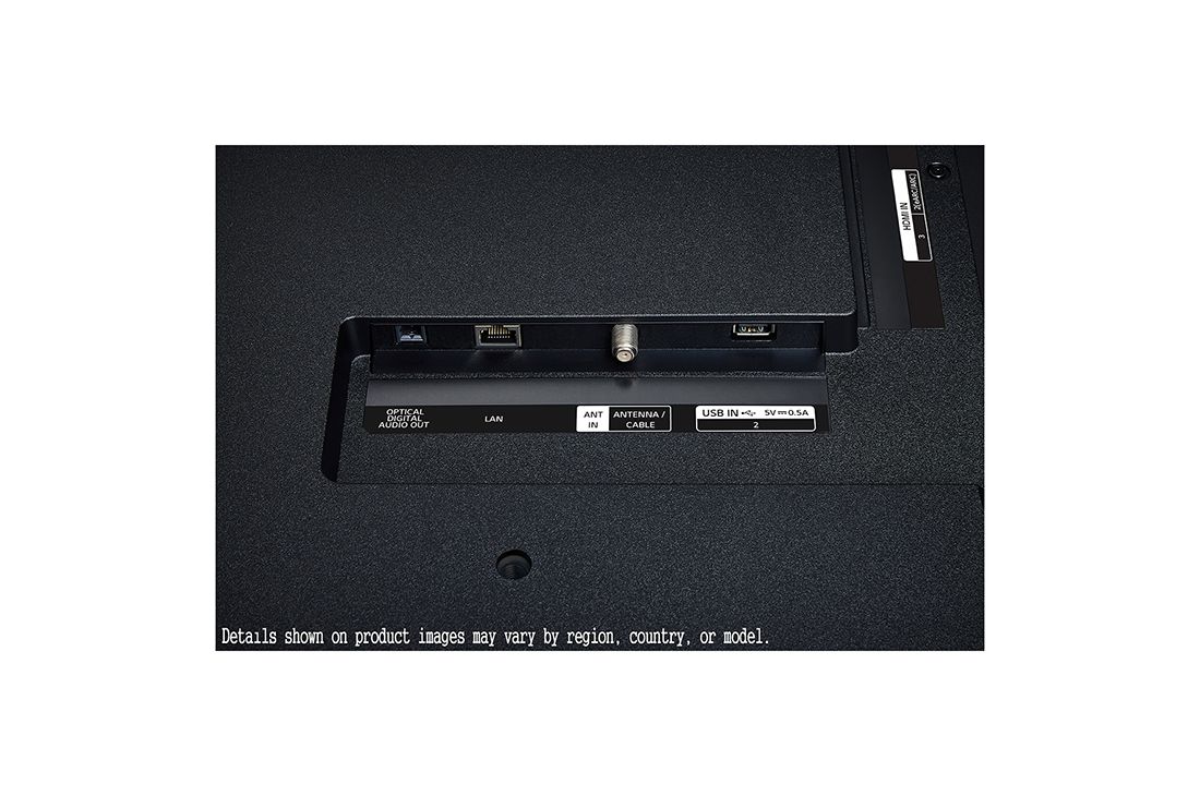 LG 86'' UHD AI UA75 4K Smart TV 2025, Rear view, 86UA75006LA, thumbnail 14
