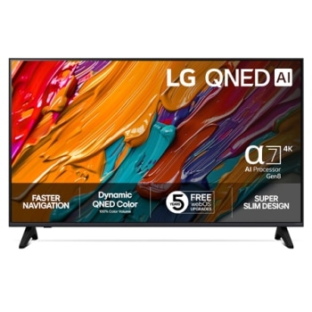 43 tuuman LG QNED AI QNED7E 4K -älytelevisio 20251