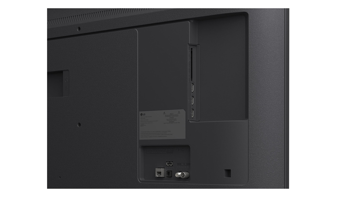 LG 65'' UHD AI UA74 4K Smart TV 2025, Rear view, 65UA74006LB, thumbnail 14